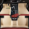 Luxury car Floor mats are for 99% of Vehicle Models,All Weather car Floor mats Provide Comprehensive Protection for Vehicles,Floor mats for car Personalized Customization! (Beige)