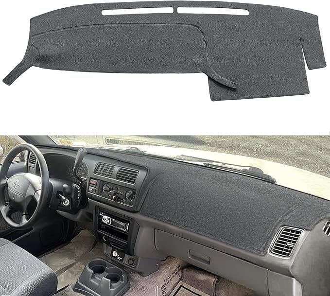 Yiz Dash Cover Mat Custom Fit for Nissan Frontier Xterra Dashboard Cover Pad Carpet Protector J273 (Dark Gray)