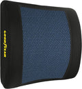 Goodyear Ergonomic Lumbar Support Pillow – Gel-Infused Cushion for Office Chairs and Car Seats, Premium Lower Back Support for Pain Relief and All-Day Comfort - Black