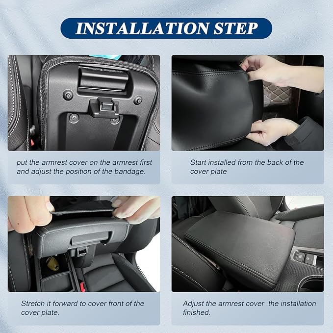 BIBIBO for 2026 Honda Passport Center Console Armrest Cover 2024 2025 2026 Honda Passport RTL/TrailSport Elite/TrailSport Arm Rest Cover 2026 Honda Passport Accessories 2026Passport (Black-Thin)