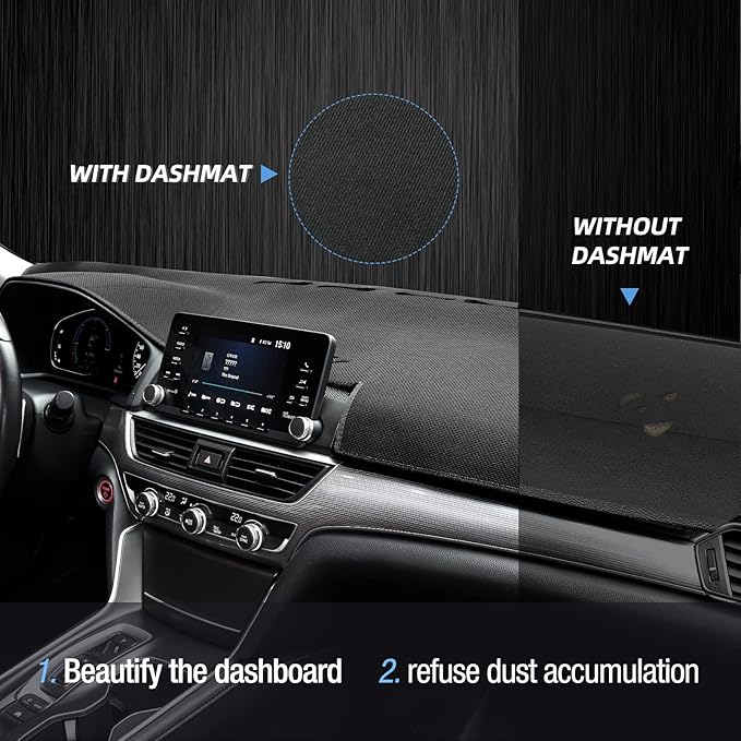 Dash Cover Honeycomb Dashboard Cover Mat Compatible with 1999-2006 Chevy Silverado GMC Sierra 1500/2500/3500 2001-2006 Tahoe Avalanche Suburban Yukon