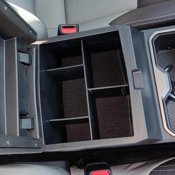 Vehicle OCD – Center Console Divider, Tray, and Glove Box Organizer for Toyota Tacoma (2024-2026) – Made in USA - (NOT for Tacoma i-FORCE MAX hybrid) - SLX514
