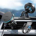 LISEN for Qi2.2 25W MagSafe Car Mount Charger，[Top Spec with Cooling Fan＆95W Fast Adapter] 25W iPhone 17 Pro Max Car Charger Fast Charging for iPhone 17 Pro Max Plus Air 16-12 Series,Pixel 10 Pro XL