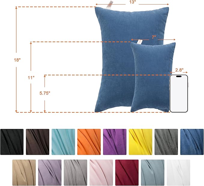 NTBAY Toddler Pillows, Down Alternative 13"x18" Pillows, Machine Washable - Soft and Breathable Travel Small Pillows for Sleeping, Ideal for Daycare, Crib, Cot, Light Taupe