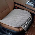 Suninbox Linen Seat Cover for Car,2 Pack Bottom Seat Covers for Trucks, Car Seat Cushion,Pads,Mat,Protector Universal Fit Most Automotive[Gray Front Seat]