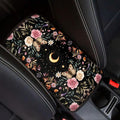 Butterfly Floral Car Center Console Armrest Cover Pad, Easy to Install Automobile Armrest Covers for Trucks Van SUV
