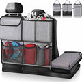 Car Organiser Storage Bag for BMW 4 Serise Gran Coupé F36 2014-2023, Space Saving Backseat Hanging Super Capacity Vehicle Trunk Bag Accessories,Grey