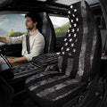 Qeluxign American Flag Car Accessories Set for Women Center Console Armrest Pad Seat Belt Cushion Universal Car Accessories for SUV Van Truck