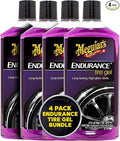 Meguiar's Endurance Tire Gel | Glossy Shine | 16 Oz Bottle | Pack of 4