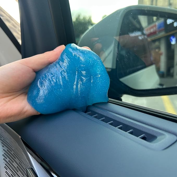 CR CHRWLIN 12-Pack Car Cleaning Gels Car Interior Cleaner Putty Slime Auto Detailing Tools Universal Dust Removal Cleaning Kit for Car Accessories Vents 3C Office Four Scented