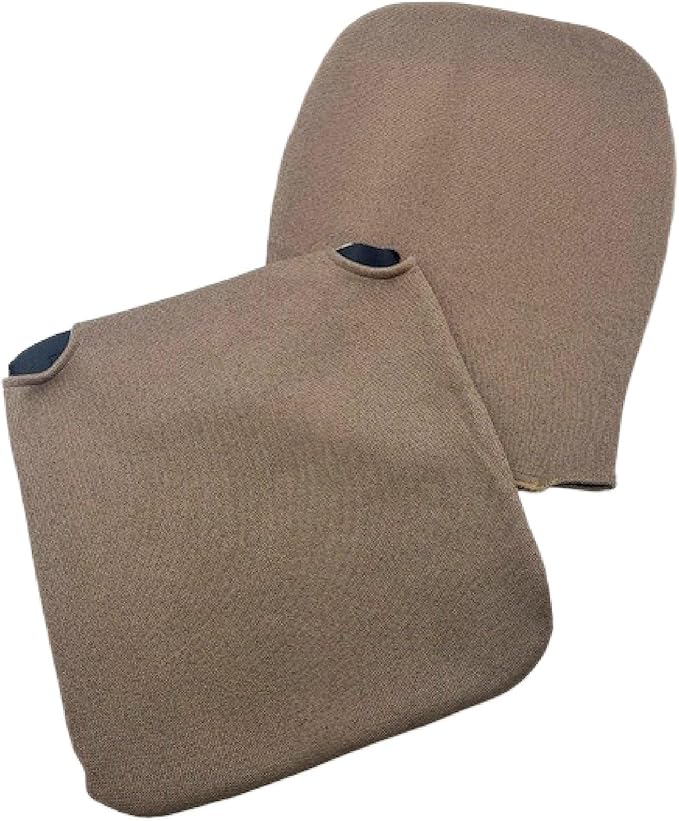 Q QUALITY BRAND COMPANY McCarty's SacroEase MSC2-KHAKI Cover Only – Replacement Cover for Sacro Low-Profile Lumbar Back Support Car Seat Cushion (Insert Not Included) – Fits 16 x 15 x 19 Inches