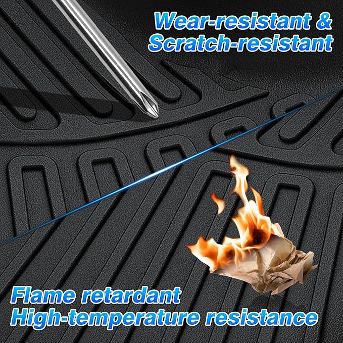 Express Floor Mats - Car Mats for 2015-2025 Chevrolet Chevy Express Van & GMC Savana Van 1500/2500/3500, All Weather Floor Mat for Express Accessories, Car Accessories