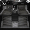 All-Weather car Floor MATS-Suitable for 99% of car Models,Leather car mat, offering Personalized Embroidery and Multiple Color Options,Provide Protection for car Rug (Gray1)