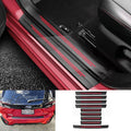 TACOPETS Door sill Protector, Door sill Scratch Protection (Suitable for Most car Models) Anti-Scratch Protection Strips（9PC red）
