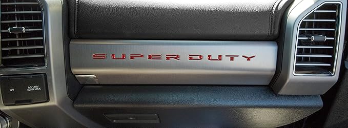 TufSkinz Super Duty Glove Box Letter Inserts - Compatible with 2017-2022 Super Duty