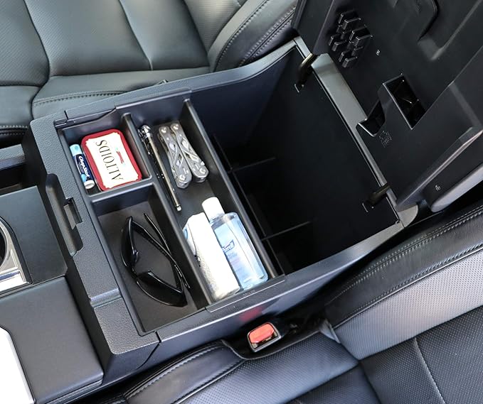 Vehicle OCD - Center Console Organizer Tray for Toyota Tundra (2007-2021) / Toyota Sequoia (2008-2022) - Made in USA - SLX125