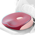 FLORICH Large Car Seat Cushion for Long Sitting, Ergonomic Memory Foam Driving Seat Cushion for Back & Sciatica Pain Relief, Non-Slip Washable Seat Cushion for Car, Driver, Office-Pink