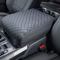 ISSYAUTO Center Console Cover Compatible with 2021 2022 2023 2024 2025 Ford F150 Armrest Cover Leather Arm Rest Cover Middle Console Cover Armrest Box Protective Cover