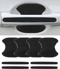 8PCS Car Door Handle Protector,Car Accessories Reflective Anti-Scratch Auto Door Handle Cup Protector,Self-Adhesive Scratch Collision Protection Guard,Fit for Cars,SUVs,Trucks, RVs,Etc (Black)