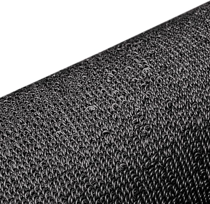FH Group Car Floor Mats - All Weather Full Set of Black Rubber Floor Mats for Cars, Ultra DIY Waterproof, Trimmable Automotive Floor Mats for Sedan, Van, SUVs and Truck Floor Mats