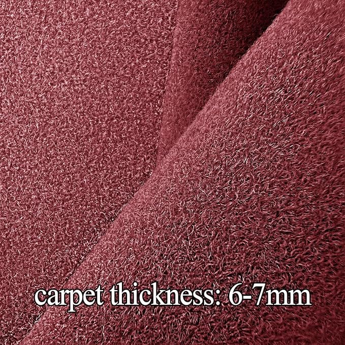 Dash Cover Mat Custom Fit for Jeep Cherokee Comanche Dashboard Pad Carpet Protector K186 (Maroon)