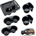 5PCS for 2026 Hyundai Palisade Accessories Wireless Charging Mat Center Console Cup Holder Insert 2nd Row Door Side Cup Holders 3rd Row Drink Holder Organizer Cupholder Coaster for Hyundai Palisade