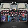 Car Trunk Organizer, Super Capacity Backseat Car Organizer for SUV/Truck/MPV(42"*18"), Hanging Car Storage Organizer with 8 Pocekts, Car Accessories for Women and Men- Floral