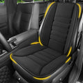 Car Seat Cushion with Back Support Pillow, Comfy Lumbar Support & Seat Cushion, Memory Foam Driving Pillow for Back-Sciatica Pain Relief, Auto Pad Suitable for Car, Truck, SUV - Black