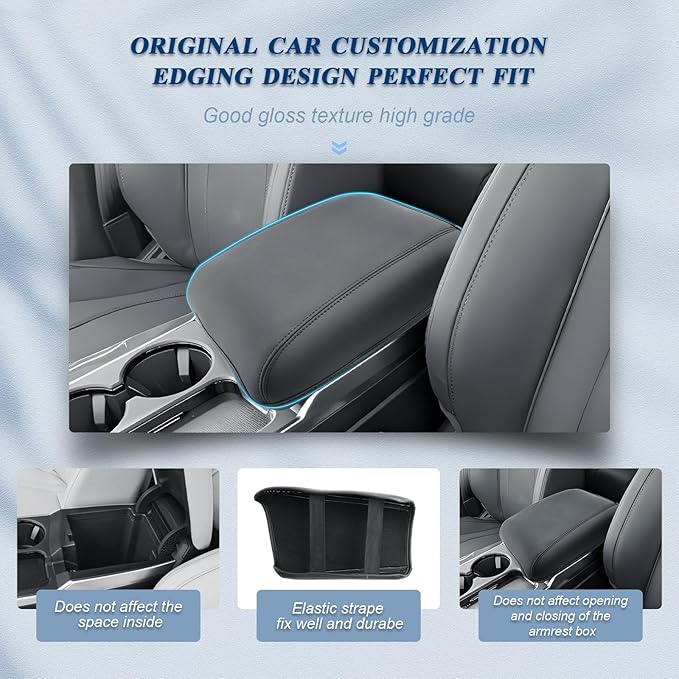 BIBIBO for 2025 2026 Acura RDX Center Console Armrest Cover 2025 2026 Acura RDX Arm Rest Cover 2025 2026 Acura RDX Accessories 2026 RDX Armrest