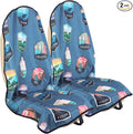 LoyaGour Car Seat Cover Protector Front Seats,for Gym Workout,Running,Swimming,Beach and Hiking,Waterproof Sweat Towel Bucket Seat Covers for Trucks SUV Jeep (National Parks, 2Pcs)
