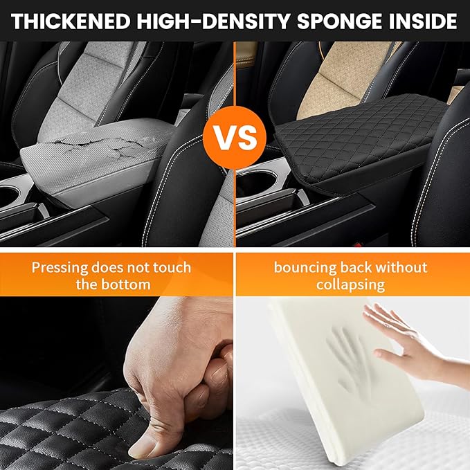 Car Center Console Cover Armrest Cover for 2025 2026 Chevy Equinox (Not for EV), Armrest Cover Center Console Pad Interior Accessories Car Armrest Seat Box Cover Protector