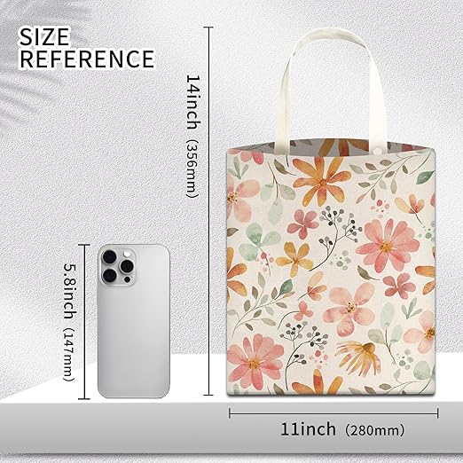 Car Trash Can, Hanging Garbage Bin for Men and Women, Cute Car Organizer and Storage Bag, Canvas Vehicle Trash Can Bag Easy-to-Install Cute Boho Pink Floral