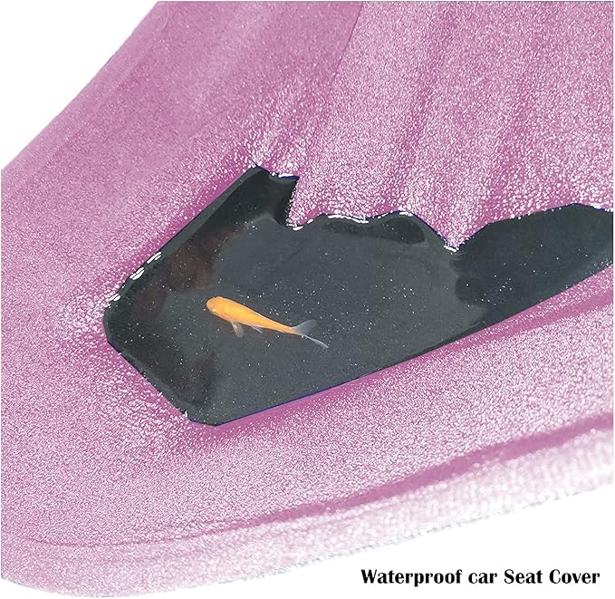 LoyaGour Car Seat Cover Protector Front Seats,for Gym Workout,Running,Swimming,Beach and Hiking,Waterproof Sweat Towel Bucket Seat Covers for Cars SUV Trucks (Pink, 1Pcs)