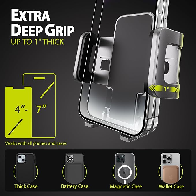 Bracketron TripGrip Series Cell Phone Mount Phone Holder for Car Cup Holder Expander