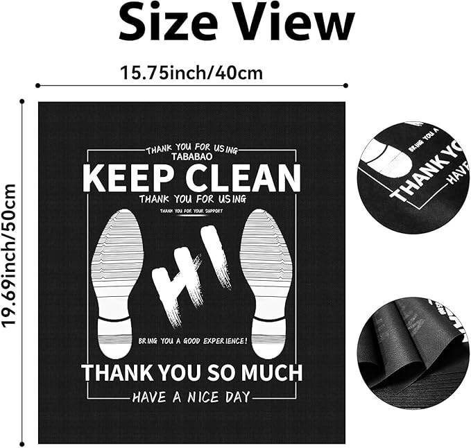 Disposable Car Floor Mats, Automotive Floor Mats Carpets Protector Cover, Universal Fit Auto Floor Mats, Protective Front Rear Floor Mat for Cars Details Vehicles Truck SUV, 18 x 20 inch (30pcs)