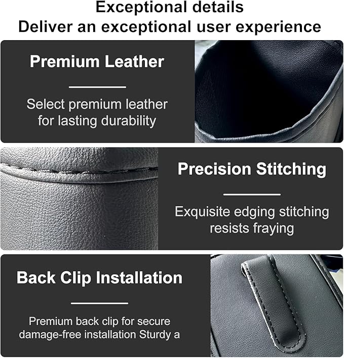 VOJKOREL Universal Door Water Cup Holder, car Multi-Function Storage Rack, car seat Back Beverage Holder, Suitable for Water Cups, Mobile Phones, Drinks, Coffee, etc.(Black)