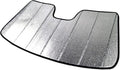 Custom Fit Car Sun Shade Windshield | Sun Visor | Car Window Shades | Fold Up Front Sunshade Visor | Compatible with Audi A8 2011-2017 | CFS-014-S | Silver & Grey 1-pc Set