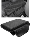 SENSHINE 1.2in Thickness Center Console Cover for Honda CRV Accessories 2023 2024 2025 2026 Middle Console Cover Leather Armrest Box Lid Protector Cushion Pad with Pockets Interior (Gray Stitch)