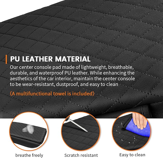 Custom Fit for Center Console Cover Subaru Crosstrek 2024 2025 2026/2024 2025 2026 Impreza Armrest Cover Center Console Pad Interior Accessories Car Armrest Seat Box Cover Protector