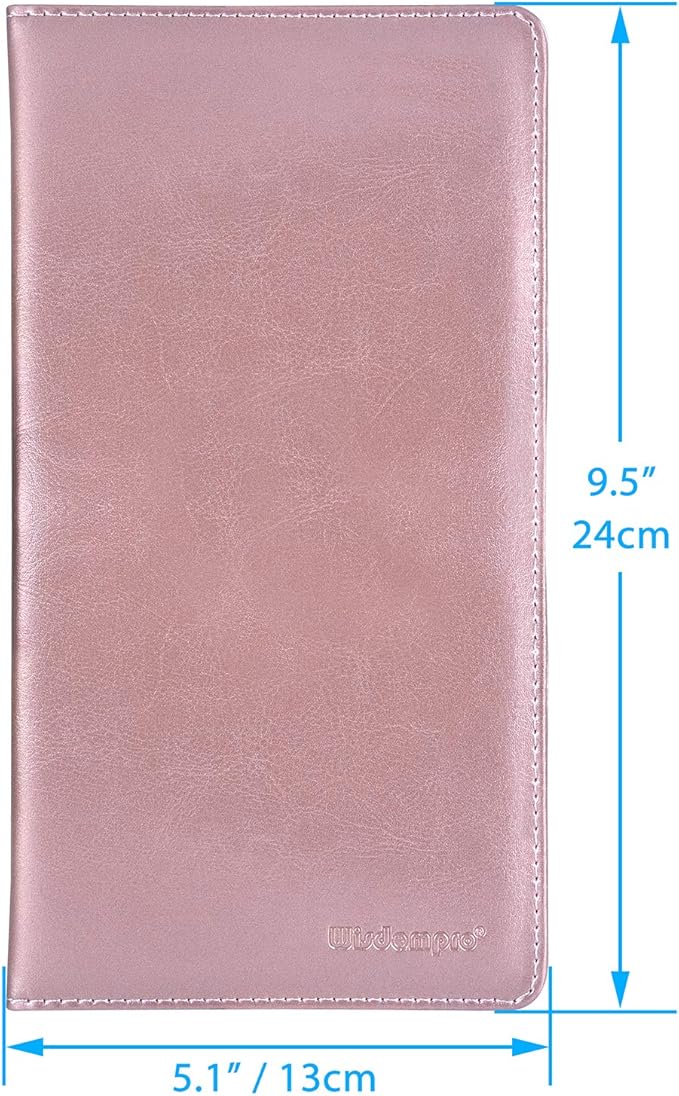 Wisdompro Car Document Holder Organiser, PU Leather Vehicle Insurance and Registration Holders Wallet Case for ID Card, Driving Licence, Key Contact Information Cards