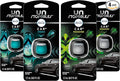 Febreze Car Air Fresheners, Unstopables Fresh & Paradise Scents, Odor Eliminator for Strong Odor, Car Vent Clips, 0.07 Fl Oz (Pack of 4)