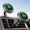 APPS2Car for Qi2 15W MagSafe Car Mount Charger, Qi2-Certified MagSafe Car Charger, Air Vent/Dashboard Magnetic Phone Holder Car for iPhone 16 Pro Max Plus 15 14 13, Black