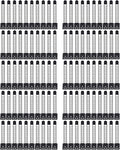 100Pcs Adhesive Cable Management Clips, Adjustable Nylon Strap Ties, Self Adhesive Wire Clamps Organizer with Strong Fixation for Office Home and Car, Reusable Cable Ties for Power (Black)