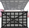 Overhead Car Organizer, Compatible with Chevrolet Silverado Pickup Truck 2019-2025 Car Roof Storage Net Universal Car Ceiling Storage for Camping Storage Bag,Black-Large