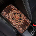 Fashion Mandala Center Console Cover Easy to Install Car Armrest Cushion Protector Protect from Pet Claws Soft Universal Fit for Vehicles,Cars,Suvs,Vans,Sedans