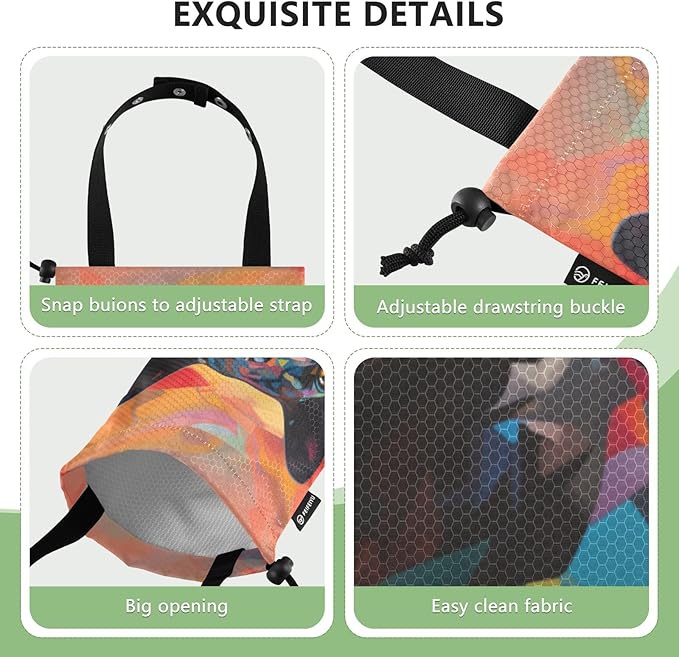 ALAZA Hanging Car Trash Bags Garbage Bag Trash Can for Back Seat Small Panther Washable Storage Bag Retractable 2 Pack