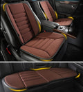 kingphenix 5-Piece Memory Foam Car Seat Cushion Set with Full Back Support Pillow, Comfort for Long Drives & Road Trips, Universal Automotive Comfort for Most Car, Van, Truck, SUV, Brown