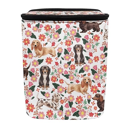 Cute Puppy Car Trash Can Leak Proof Multipurpose Trash Bin for Car Easy Installation Cars Garbage Cans Fashion Auto Interior Fit for Automotive Truck SUV