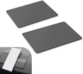 leechio 2 PCS Car Dashboard Anti-Slip Mat, 10.63" x 5.9" Grid Anti Slip and Heat-Resistant Instrument Dash Mat, Dashboard Accessories, General Anti Slip Pad for Automobiles (Black)