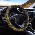 FeHuew Vintage Beer Barrel Wheats Steering Wheel Cover for Women, Girls 15 inch Universal Auto Car Anti Slip Wrap Steering Wheel Covers Fit for Vehicles, Truck, SUV